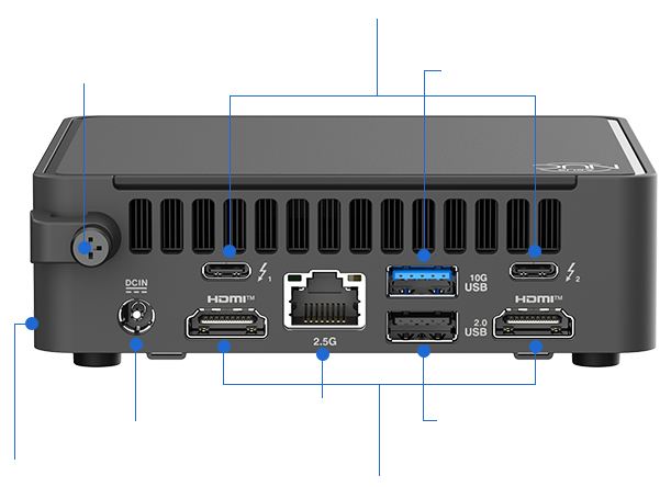 Неттоп ASUS NUC 15 Pro RNUC15CRKU700003 (90AR00R2-M000E0) - изображение 2