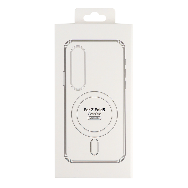 Чехол накладка для Samsung F946 Galaxy Fold 5, Clear Case , MagSafe, Прозрачный - Фото 2 Чехол накладка для Samsung F946 Galaxy Fold 5, Clear Case , MagSafe, Прозрачный - изображение 2