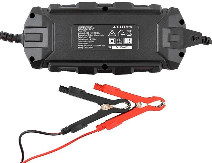 Зарядний пристрій АКБ Winso Pro 8LEDs 4 A 6 В/12 В 4-120 А/год (139310) - изображение 3