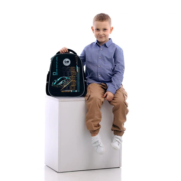 Рюкзак шкільний напівкаркасний GoPack Education GO26-165S-5 Speed Zone + олівці Kite 18кол. (000996007) - Фото 15 Рюкзак шкільний напівкаркасний GoPack Education GO26-165S-5 Speed Zone + олівці Kite 18кол. (000996007) - зображення 15