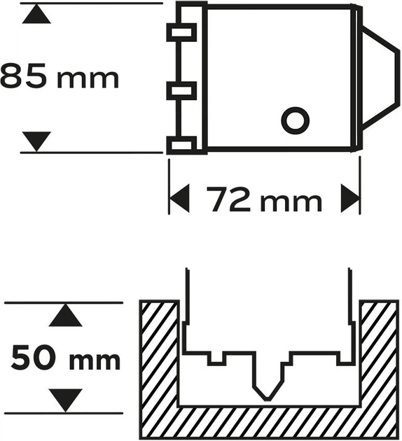 Otwornica widiowa NEO Tools 85 mm 55-329 (5906692003624) - obraz 2