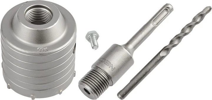 Свердло з твердосплавним покриттям NEO Tools 65 мм з адаптером 55-321 (5906692003549) - зображення 5