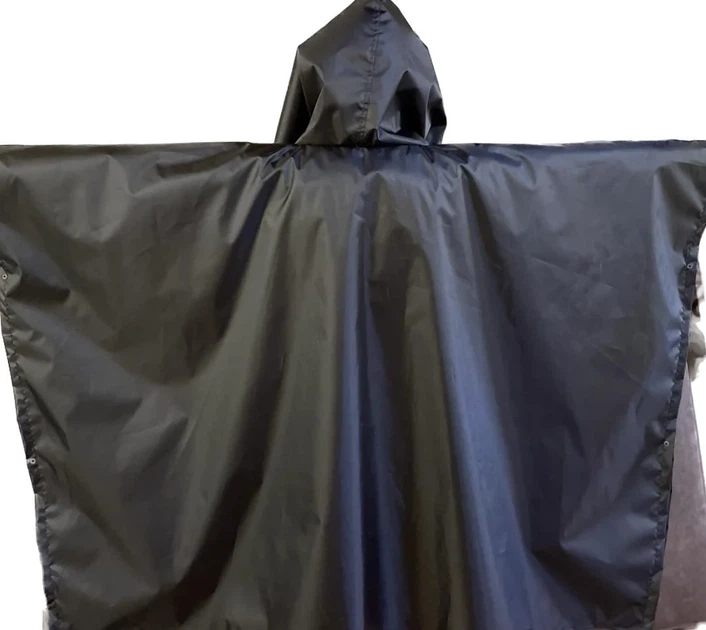 Дощовик-пончо чорний Poncho (Black) - зображення 2