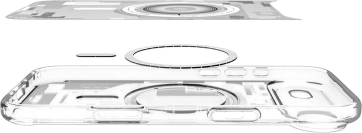 Чохол Spigen Ultra Hybrid Mag MagSafe для Apple iPhone Air Zero One White (ACS10318) - зображення 7