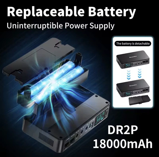 Skazeke D2P — Мини ИБП (UPS) 18000mAh (5-24V) для роутеров, камер, модемов и другого оборудования. - изображение 7