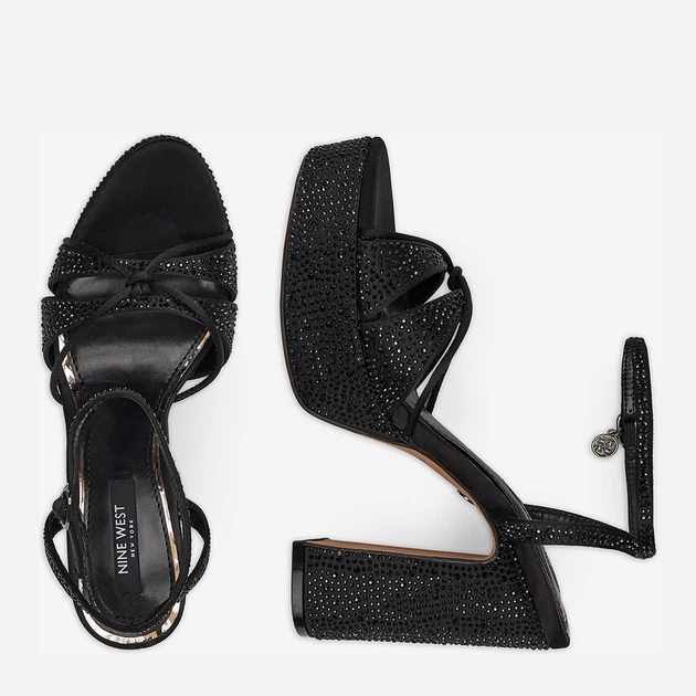 Женские босоножки Nine West S3SH005-01A 5906751043707 37 24.3 см Черные (5906751043783) - изображение 5