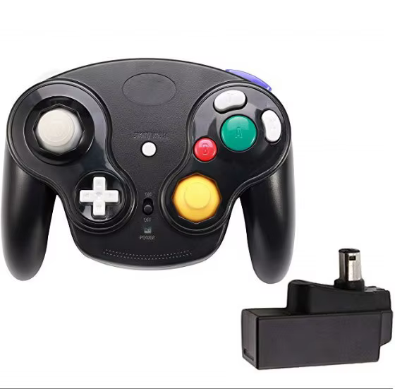 Геймпад для Nintendo GameCube беспроводной совместимый с Wii Черный - изображение 4