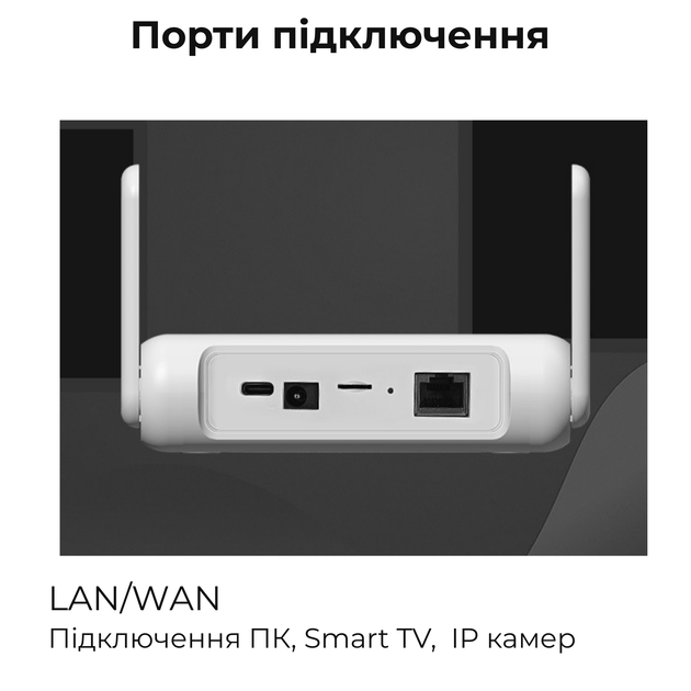 4G LTE Wi-Fi роутер DNXT Q30 під SIM-карту, до 300 Мбіт/с, LAN/WAN, підтримка до 32 пристроїв, 2 антени - Фото 9 4G LTE Wi-Fi роутер DNXT Q30 під SIM-карту, до 300 Мбіт/с, LAN/WAN, підтримка до 32 пристроїв, 2 антени - изображение 9
