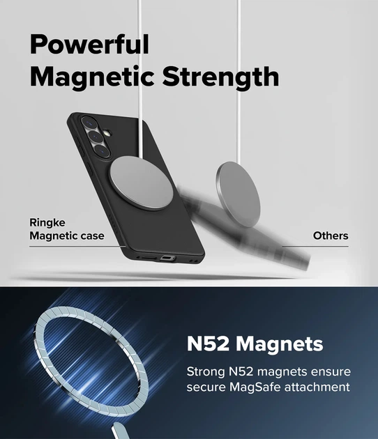 Чехол Ringke Onyx Magnetic для Samsung Galaxy S26 Black (OMG1249E55) - Фото 12 Чехол Ringke Onyx Magnetic для Samsung Galaxy S26 Black (OMG1249E55) - изображение 12