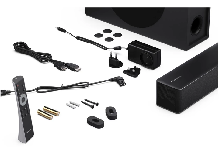 Саундбар SHARP HTSBW-310 330W Dolby, DTS Black - изображение 8
