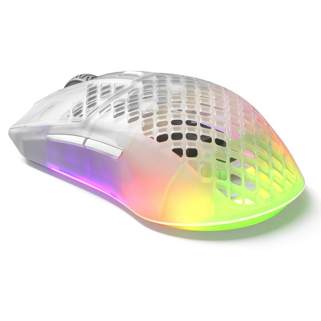 Мышка SteelSeries Aerox 3 Wireless Ghost - Фото 2 Мышка SteelSeries Aerox 3 Wireless Ghost - изображение 2