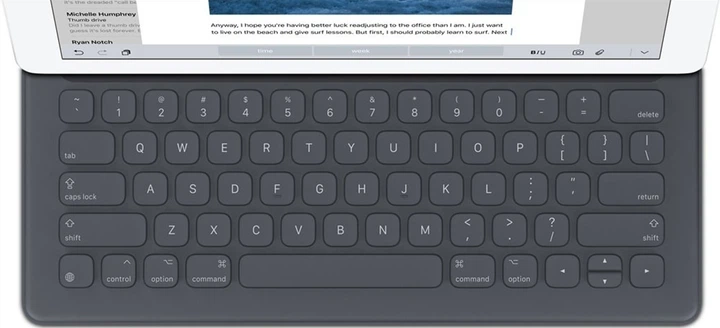Чохол-клавіатура Smart Keyboard Folio для Apple iPad Pro 12.9 2015/2017 A1636 (MJYR2) Black - изображение 4