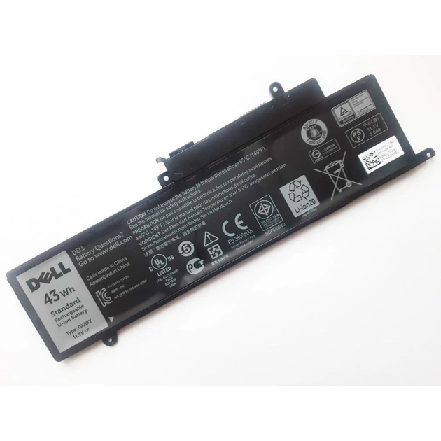 Аккумулятор для ноутбука Dell Inspiron 11-3147 GK5KY, 43Wh (brn_A47609) - Фото 2 Аккумулятор для ноутбука Dell Inspiron 11-3147 GK5KY, 43Wh (brn_A47609) - изображение 2