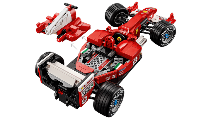 Конструктор Lego Ferrari F2004 and Michael Schumacher Icons 11375 - зображення 8