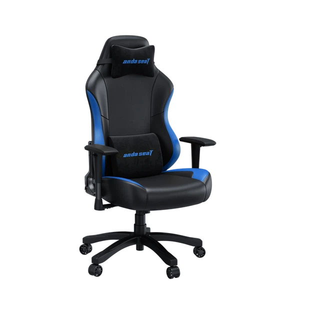 Крісло ігрове Anda Seat Luna Color Size L Black/Blue PVC - изображение 4