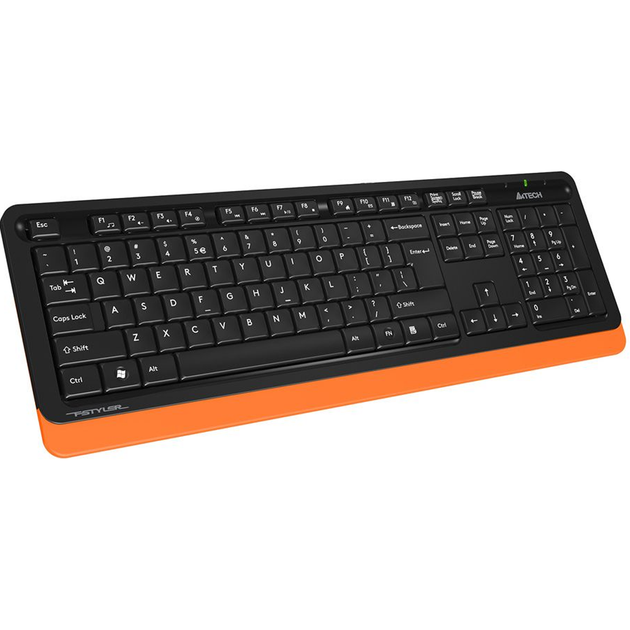 Комплект (клавиатура + мышь) A4Tech Fstyler FG1010 Black/Orange [114624] - изображение 6