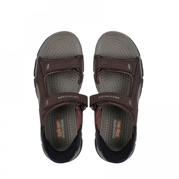 Чоловічі сандалі Skechers Tresmen Reece WW Chocolate 47 Коричневий 205289WW-CHOC - Фото 4 Чоловічі сандалі Skechers Tresmen Reece WW Chocolate 47 Коричневий 205289WW-CHOC - изображение 4