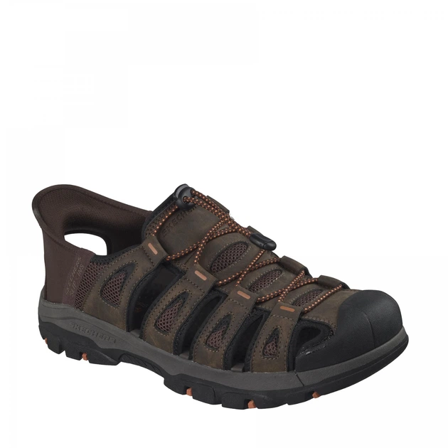Чоловічі сандалі Skechers Tresmen Norvick Chocolate 39,5