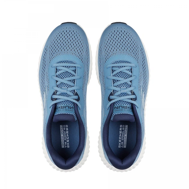 Чоловічі кросівки Skechers Go Run Now Slate 49,5 Сірий 220382-SLT - изображение 4