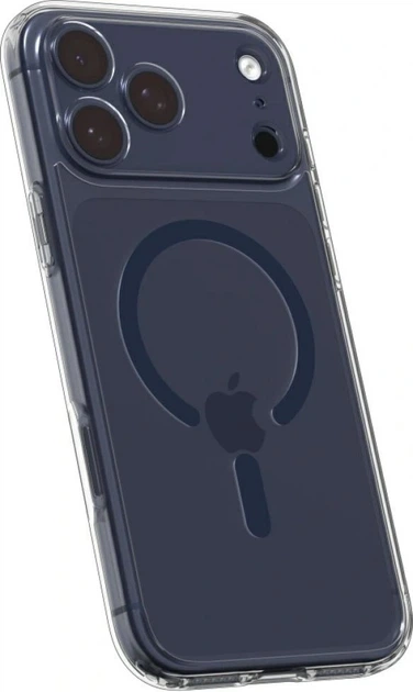 Чохол Spigen Ultra Hybrid Mag MagSafe для Apple iPhone 17 Pro Max Clear/Deep Blue (ACS11108) - зображення 3