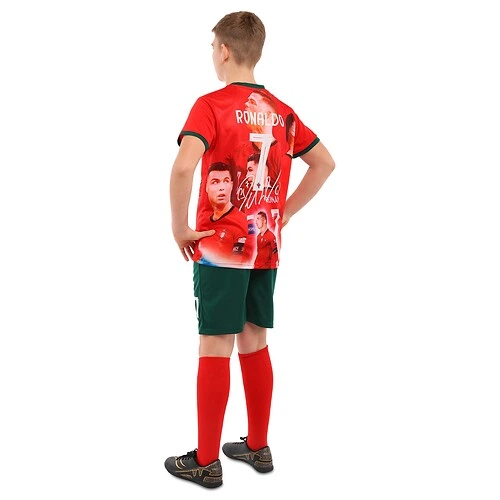 Форма футбольная детская RONALDO 7 SP-Sport CO-7362 Размер 26 Красный-зеленый - изображение 2