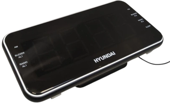 Radiobudzik Hyundai RAC 521 PLLBCH Czarny (HY-RAC521PLLBCH) (955555908571472) - Outlet - obraz 2