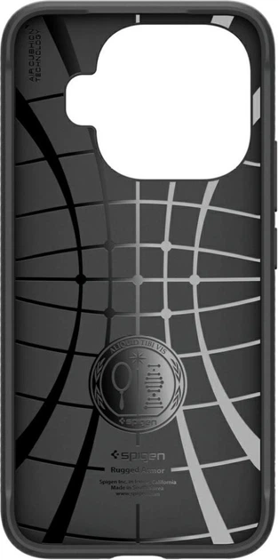 Чохол Spigen Rugged Armor для Xiaomi 15T Pro Matte Black (ACS11152) - зображення 4