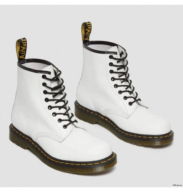 Черевики унісекс Dr. Martens 1460 Smooth 38 Білий-чорний 11822100 - Фото 5 Черевики унісекс Dr. Martens 1460 Smooth 38 Білий-чорний 11822100 - зображення 5