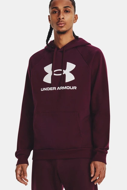 Кофта чоловіча Under Armour Ua Rival Fleece Logo Hd L Бордовий 1379758-299 - Фото 2 Кофта чоловіча Under Armour Ua Rival Fleece Logo Hd L Бордовий 1379758-299 - зображення 2