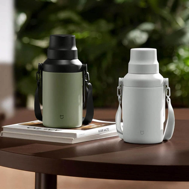 Термос Xiaomi Mijia Big Belly Thermos Cup 1L (MJDD801PL) Зелений - зображення 2
