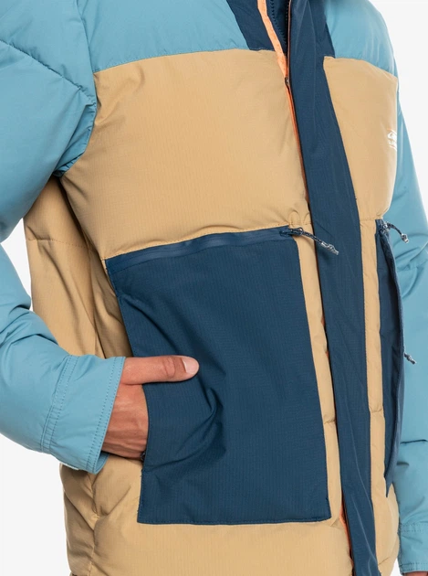 Водонепроникний чоловічий зимовий пуховик Quiksilver Nomad XL EQYJK03727 BLM0 (XL) - Фото 8 Водонепроникний чоловічий зимовий пуховик Quiksilver Nomad XL EQYJK03727 BLM0 (XL) - изображение 8