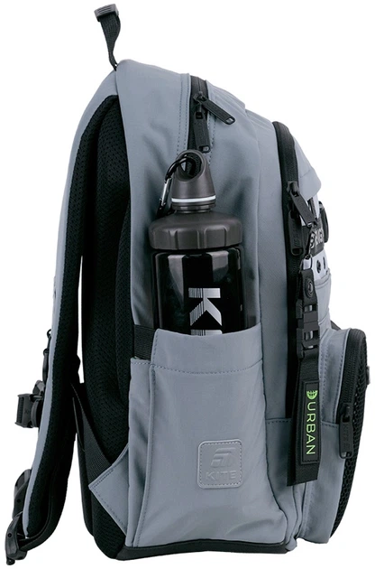 Рюкзак школьный Kite 584M для мальчика Серый 39.5x29x13см 13 л легкий Ортопедический 1-4 класс спинка Ergo Kids (K26-584M-3) - Фото 4 Рюкзак школьный Kite 584M для мальчика Серый 39.5x29x13см 13 л легкий Ортопедический 1-4 класс спинка Ergo Kids (K26-584M-3) - изображение 4