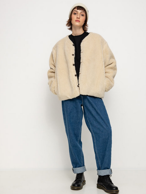 Жіноча двостороння плюшева куртка Brixton Sherpa S 03356 MARPF (S) - изображение 4