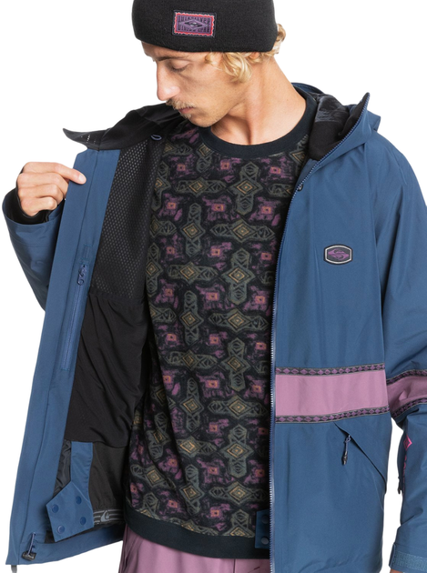 Чоловіча гірськолижна куртка Quiksilver Dominate GORE-TEX S EQYTJ03358 BSN0 (S) - изображение 5