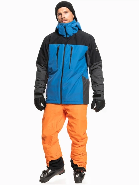 Чоловіча гірськолижна куртка Quiksilver Mission Plus синя S EQYTJ03481 BPCW (S) - Фото 2 Чоловіча гірськолижна куртка Quiksilver Mission Plus синя S EQYTJ03481 BPCW (S) - зображення 2