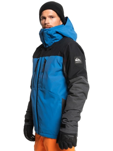 Чоловіча гірськолижна куртка Quiksilver Mission Plus синя S EQYTJ03481 BPCW (S) - Фото 3 Чоловіча гірськолижна куртка Quiksilver Mission Plus синя S EQYTJ03481 BPCW (S) - зображення 3