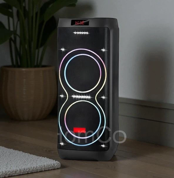 Большая музыкальная портативная колонка Bluetooth, 100 Вт, аккумуляторная система с функцией REC (О655) - Фото 2 Большая музыкальная портативная колонка Bluetooth, 100 Вт, аккумуляторная система с функцией REC (О655) - изображение 2