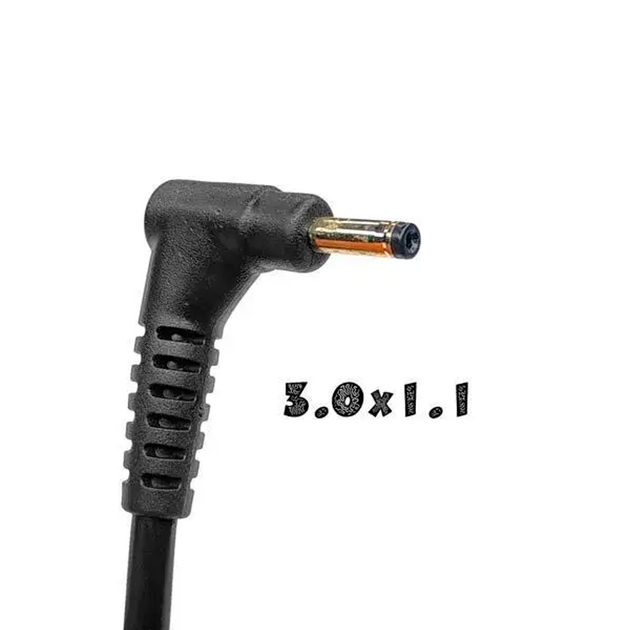 Блок питания для ноутбука Samsung 19V 2.1A (3.0*1.1) с индикатором Black - изображение 2