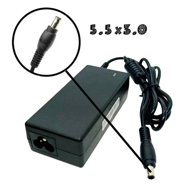 Блок живлення для ноутбука Samsung 19V 3.16A (5.5*3.0) з індикатором Black - Фото 1 Блок живлення для ноутбука Samsung 19V 3.16A (5.5*3.0) з індикатором Black - зображення 1