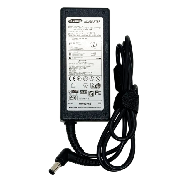Блок питания для ноутбука Samsung 14V 3A (6.5*4.4) без индикатора Black - Фото 6 Блок питания для ноутбука Samsung 14V 3A (6.5*4.4) без индикатора Black - изображение 6