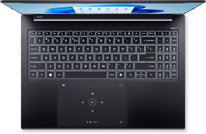 Ноутбук Acer Swift Go 16 / 16" 2K QHD OLED / Intel Core Ultra 9 288V / 1 TB / 32 GB / Arc Graphics 140V - Фото 5 Ноутбук Acer Swift Go 16 / 16" 2K QHD OLED / Intel Core Ultra 9 288V / 1 TB / 32 GB / Arc Graphics 140V - зображення 5