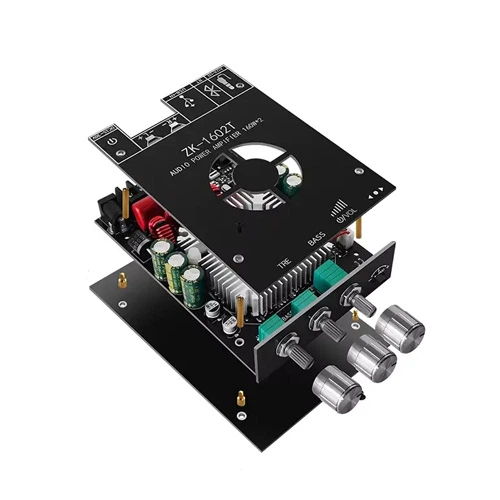 Аудіо підсилювач потужності звуку HiFi 2x160Вт Bluetooth 5.0 TD5182A, ZK-1602T - Фото 5 Аудіо підсилювач потужності звуку HiFi 2x160Вт Bluetooth 5.0 TD5182A, ZK-1602T - зображення 5