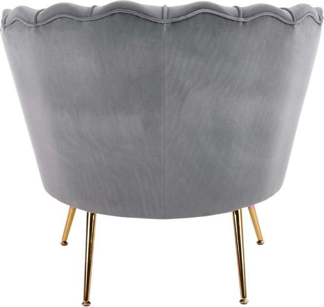 Крісло для відпочинку Halmar Amorinito Попелясте (5905248110502) - зображення 2