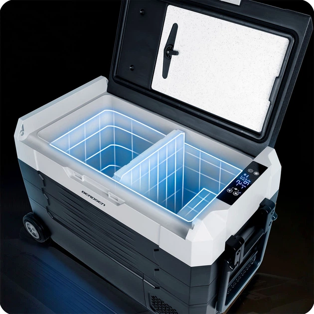 Холодильник туристичний компресорний Berdsen Icemax 400 40 л Чорно-сірий (5903890631086) - зображення 3