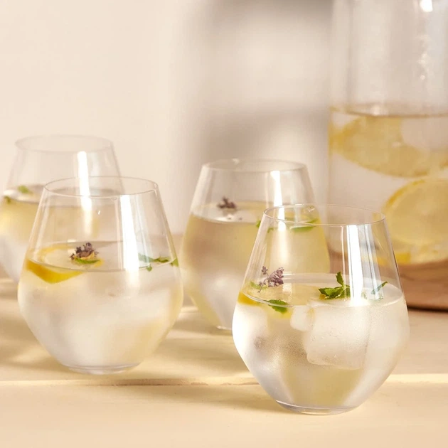 Набір склянок Homla Brilliant із кришталевого скла 4x500 мл (5902869952535) - зображення 4
