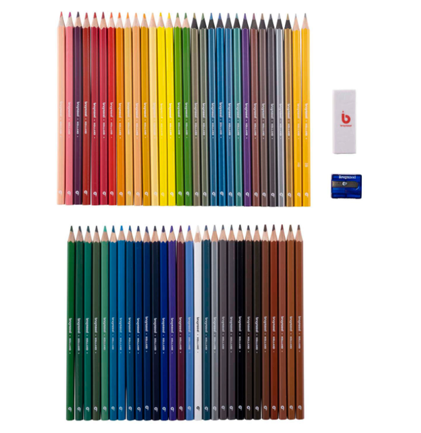 Zestaw do rysowania Bruynzeel Creative Artist Tin 60 elementów (8712079469498) - obraz 2