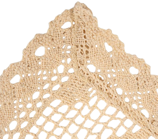Bieżnik Homla Crochet szydełkowy beżowy 40 x 160 cm (5904183887272) - obraz 2