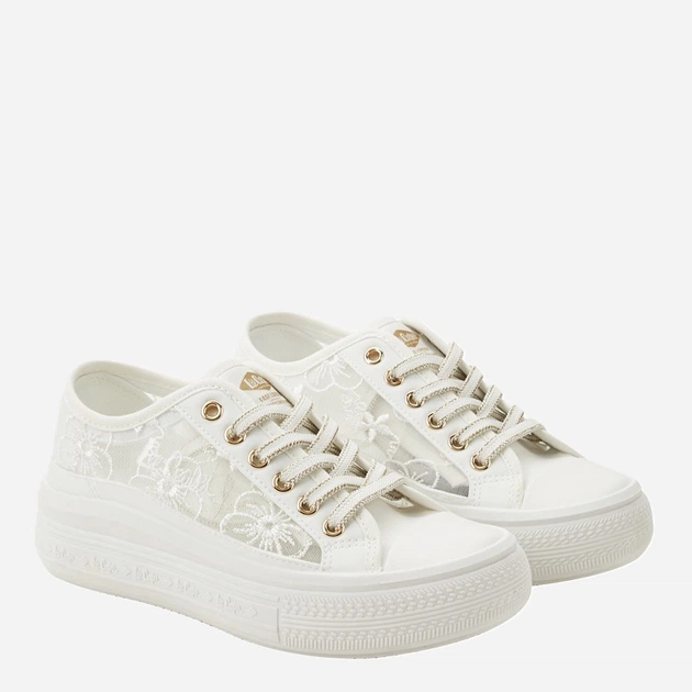Trampki damskie do kostki Lee Cooper LCW-26-44-4480 40 (25.9 cm) Białe (5901479633148) - obraz 2