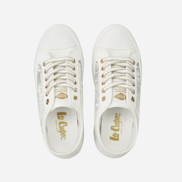 Trampki damskie do kostki Lee Cooper LCW-26-44-4480 40 (25.9 cm) Białe (5901479633148) - obraz 3