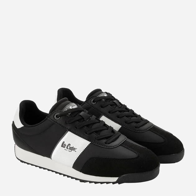 Sneakersy męskie Lee Cooper LCW-26-03-4136 41 (27.3 cm) Czarne (5901479610781) - obraz 2